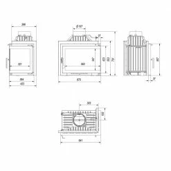 Ενεργειακό τζάκι μαντεμένιο δεξιά γωνία KRATKI SIMPLE/M/S/P/BS 11KW / 110-145M2 -ΕΝΕΡΓΕΙΑΚΑ ΤΖΑΚΙΑ Εκπτώσεις kratki simple m s p bs 11kw 110 145m2 1 1