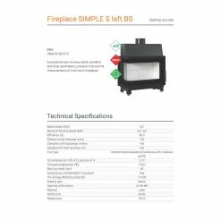 Ενεργειακό τζάκι αριστερή γωνία KRATKI SIMPLE/S/L/BS 6KW / 50-70m2 -ΕΝΕΡΓΕΙΑΚΑ ΤΖΑΚΙΑ Εκπτώσεις kratki simple s l bs αριστερη γωνια 6kw 50 70m2 ενεργειακο τζακι απο χαλυβα με επενδυση termotec 2