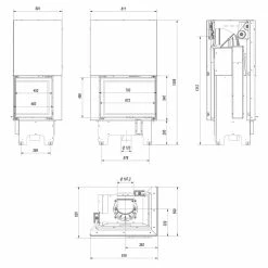 Ενεργειακό τζάκι αερόθερμο συρόμενη πόρτα δεξιά γωνία KRATKI VNP/700/480 12KW 105 -155M2 -ΕΝΕΡΓΕΙΑΚΑ ΤΖΑΚΙΑ Εκπτώσεις kratki vnp 700 480 12kw 105 155m2 acumotte 2