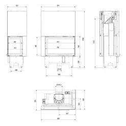 Ενεργειακό τζάκι αερόθερμο συρόμενη πόρτα δεξιά γωνία KRATKI VNP/810/410 14KW 125 -175M2 -ΕΝΕΡΓΕΙΑΚΑ ΤΖΑΚΙΑ Εκπτώσεις kratki vnp 810 410 14kw 125 175m2 acumotte 2