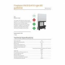 Ενεργειακό τζάκι αερόθερμο συρόμενη πόρτα δεξιά γωνία KRATKI VNP/810/410 14KW 125 -175M2 -ΕΝΕΡΓΕΙΑΚΑ ΤΖΑΚΙΑ Εκπτώσεις kratki vnp 810 410 14kw 125 175m2 acumotte 3