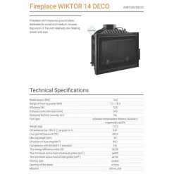 Ενεργειακό τζάκι αερόθερμο μαντεμένιο KRATKI WIKTOR/DECO 14KW / 100-120m2 -ΕΝΕΡΓΕΙΑΚΑ ΤΖΑΚΙΑ Εκπτώσεις kratki wiktor deco 14kw 100 120m2 1 2