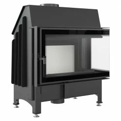 Ενεργειακό τζάκι αερόθερμο δεξιά γωνία KRATKI ZIBI/P/BS/DECO 11KW (100-150M2)