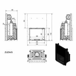 Ενεργειακό τζάκι μαντεμένιο με συρόμενη πόρτα KRATKI ZUZIA/G 16KW / 140-160m2 -ΕΝΕΡΓΕΙΑΚΑ ΤΖΑΚΙΑ Εκπτώσεις kratki zuzia 16kw 140 160m2 5 1