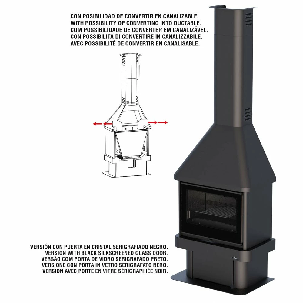 Ενεργειακό Τζάκι BRONPI LISBOA 11 KW 4 Ενεργειακό Τζάκι BRONPI LISBOA 11 KW - Image 2