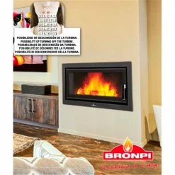 Ενεργειακό Τζάκι BRONPI LONDRES-T-VISION 21 KW