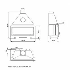 Ενεργειακό Τζάκι BRONPI LONDRES-VISION 21 KW -ΕΝΕΡΓΕΙΑΚΑ ΤΖΑΚΙΑ Εκπτώσεις ενεργειακό τζάκι bronpi londres vision 21 kw 4