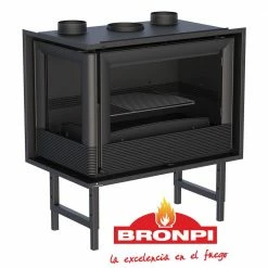 Ενεργειακό Τζάκι BRONPI PARIS 70-EI11,5 KW Αριστερό τζάμι