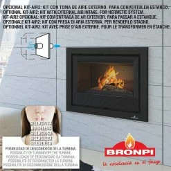 Ενεργειακό Τζάκι BRONPI PARIS 90 19 KW