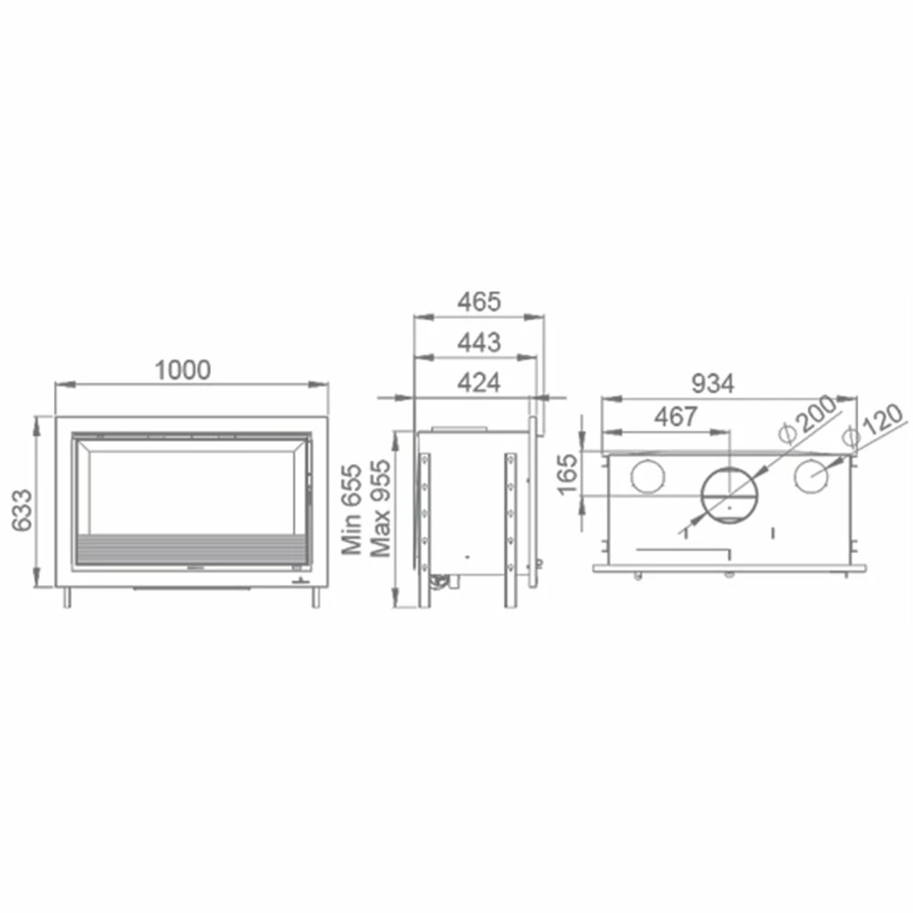 Ενεργειακό Τζάκι BRONPI PARIS 90 VISION 19 KW 4 Ενεργειακό Τζάκι BRONPI PARIS 90 VISION 19 KW - Image 2