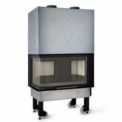 Εξώφυλλο 30 Extraflame Ενεργειακό τζάκι αερόθερμο Αριστερό La Nordica Monoblocco 800 Angolo SX 10,0kW