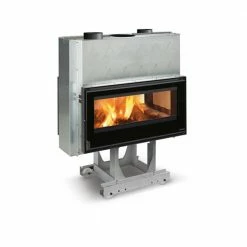Εξώφυλλο 34 Extraflame Ενεργειακό τζάκι αερόθερμο διαμπερές La Nordica Focolare 100 Bifacciale 11,0kW