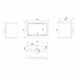Ενεργειακό τζάκι κασέτα KRATKI ARKE 80 12 KW -ΕΝΕΡΓΕΙΑΚΑ ΤΖΑΚΙΑ Εκπτώσεις ενεργειακό τζάκι κασέτα kratki arke 80 12 kw 5