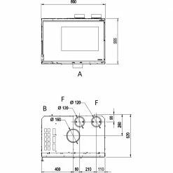 Extraflame Ενεργειακό τζάκι κασέτα La Nordica Inserto 80 High Pressure 7,9kW 8 Extraflame Ενεργειακό τζάκι κασέτα La Nordica Inserto 80 High Pressure 7,9kW -ΕΝΕΡΓΕΙΑΚΑ ΤΖΑΚΙΑ Εκπτώσεις ενεργειακό τζάκι κασέτα la nordica inserto 80 high pressure 79kw 2