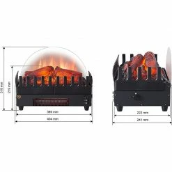 Ηλεκτρικό τζάκι - Ένθετη εστία με θέρμανση Richen Promitheas -ΕΝΕΡΓΕΙΑΚΑ ΤΖΑΚΙΑ Εκπτώσεις ηλεκτρικό τζάκι ένθετη εστία με θέρμανση richen promitheas 3