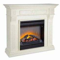 Ηλεκτρικό τζάκι δαπέδου με θέρμανση Dimplex Beethoven Antique LED