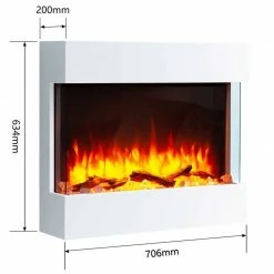 Ηλεκτρικό τζάκι τοίχου με θέρμανση Richen Phaedra -ΕΝΕΡΓΕΙΑΚΑ ΤΖΑΚΙΑ Εκπτώσεις ηλεκτρικό τζάκι τοίχου με θέρμανση richen phaedra 2